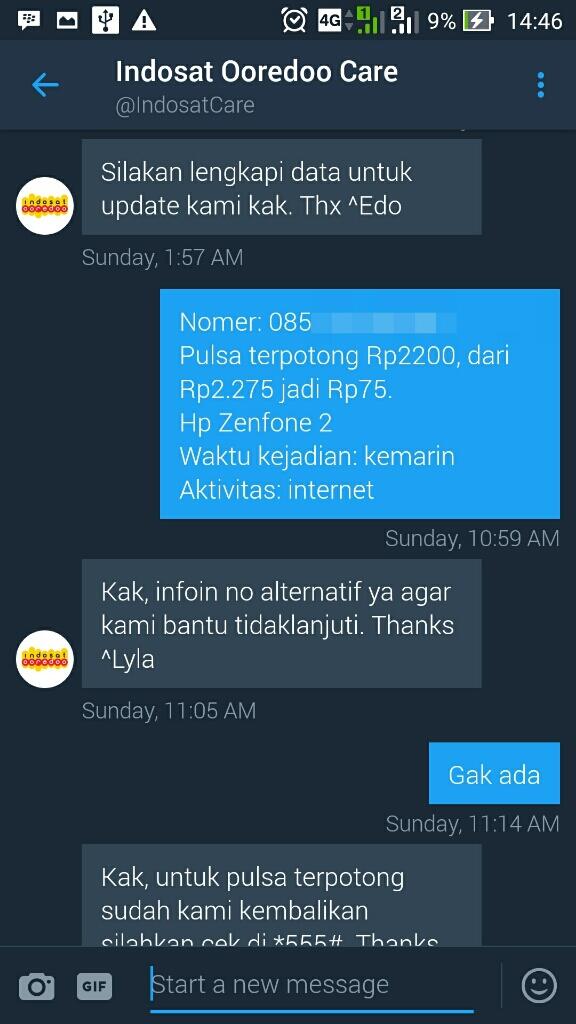 IM3 INDOSAT OOREDOO Hobi Mencuri Pulsa Pelanggan 