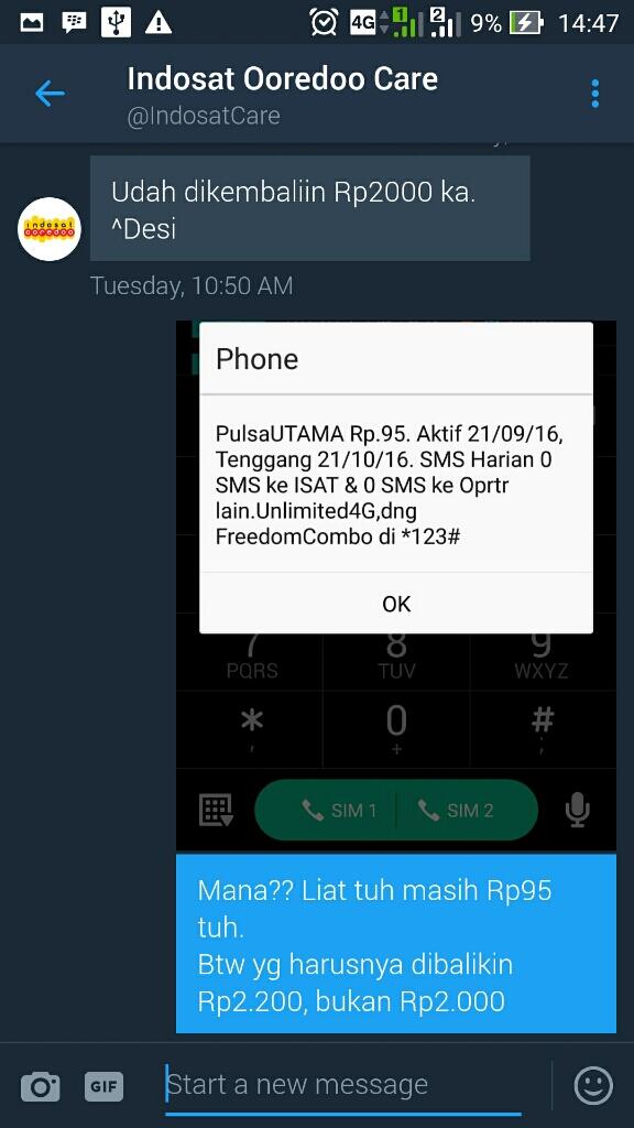 IM3 INDOSAT OOREDOO Hobi Mencuri Pulsa Pelanggan 