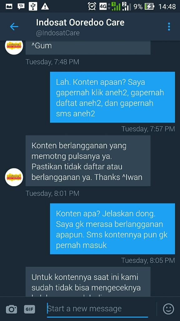 IM3 INDOSAT OOREDOO Hobi Mencuri Pulsa Pelanggan 