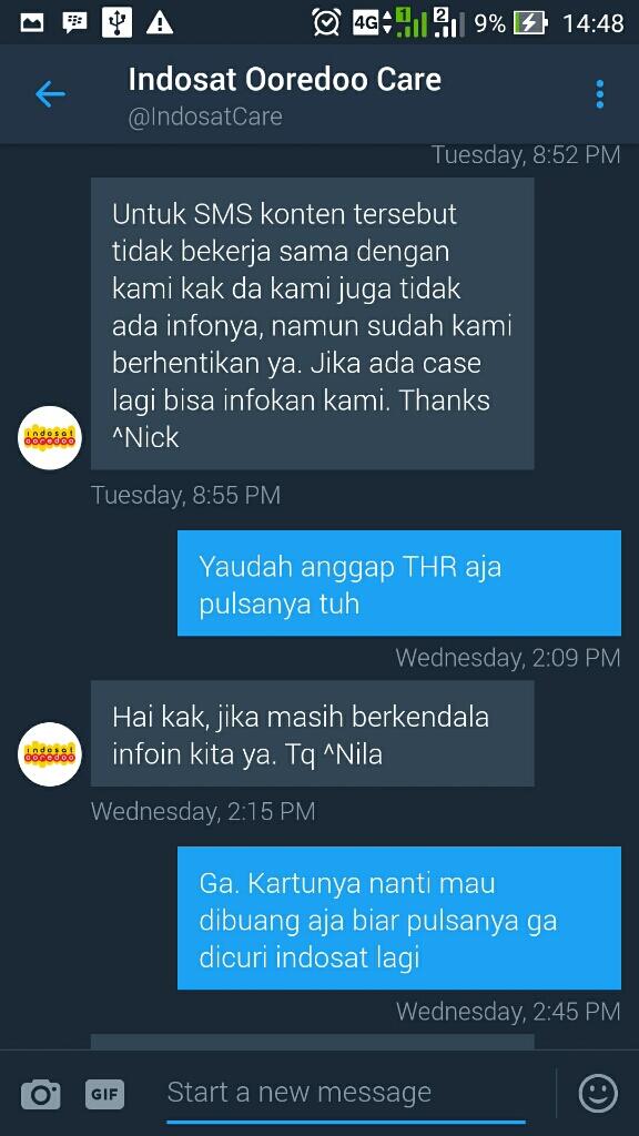 IM3 INDOSAT OOREDOO Hobi Mencuri Pulsa Pelanggan 