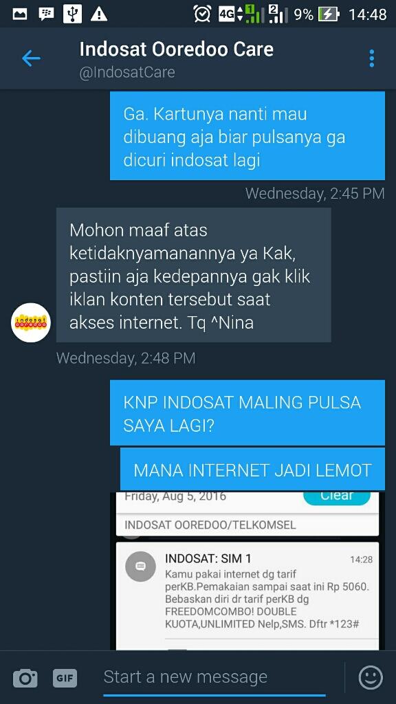 IM3 INDOSAT OOREDOO Hobi Mencuri Pulsa Pelanggan 