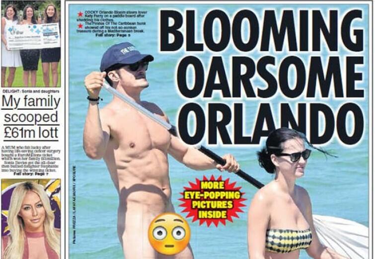 Heboh Foto Orlando Bloom dan penyanyi Katy Perry Sedang Telanjang