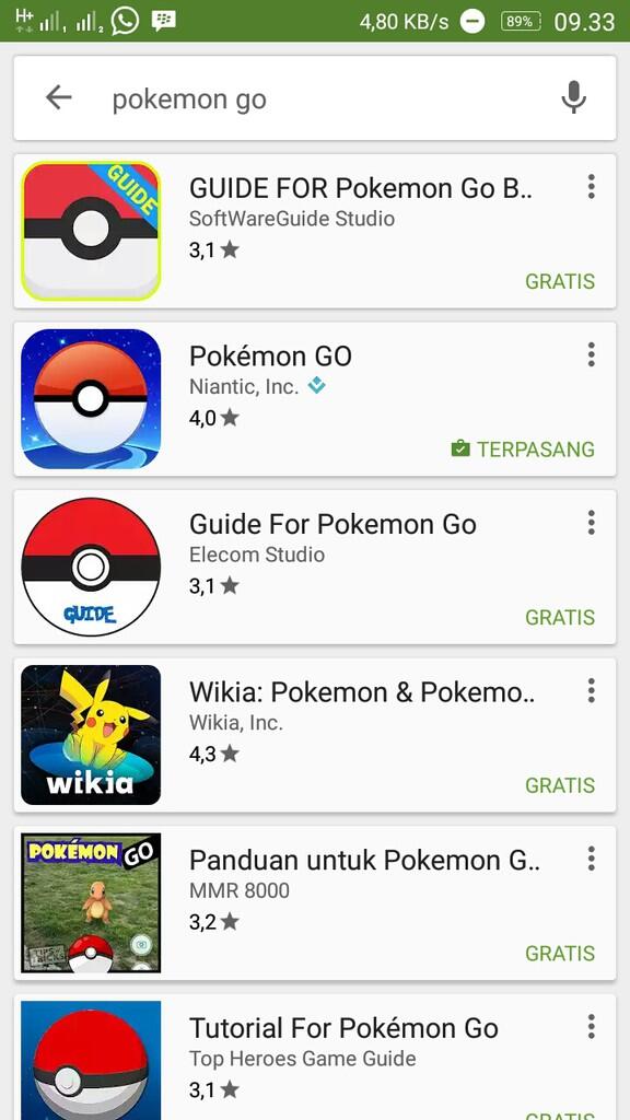 SELAMAT INDONESIA RESMI RILIS POKEMON GO !!