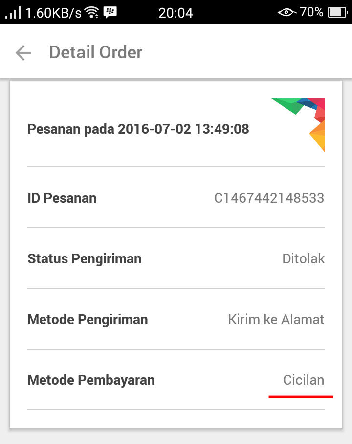 System billing Mataharimall tidak beres, sudah satu bulan tidak ada solusi