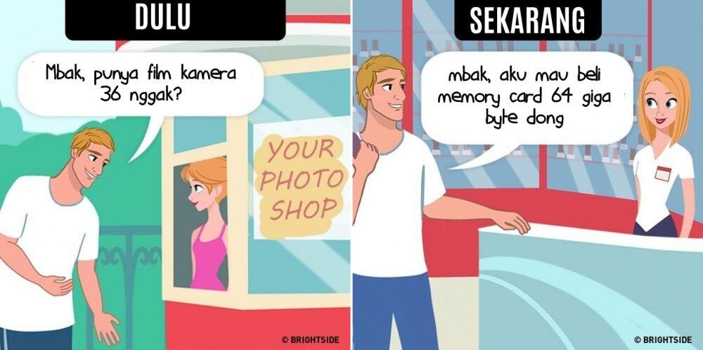 (generasi 90-an) Beda Memotret Zaman Dulu dan Sekarang