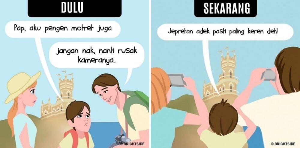 (generasi 90-an) Beda Memotret Zaman Dulu dan Sekarang
