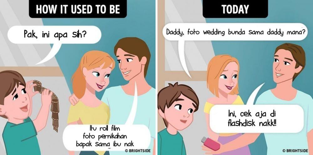 (generasi 90-an) Beda Memotret Zaman Dulu dan Sekarang