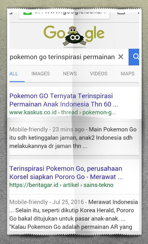 Pokemon GO Ternyata Terinspirasi Permainan Anak Indonesia Thn 60-70an!