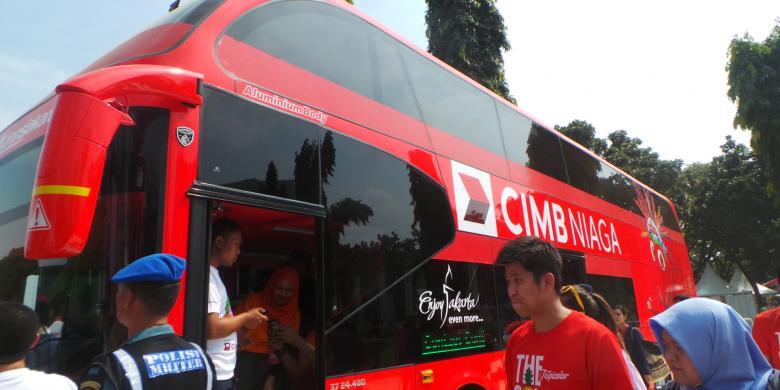 Ahok Semringah DKI Dapat Bus Tingkat Gratis ke-14