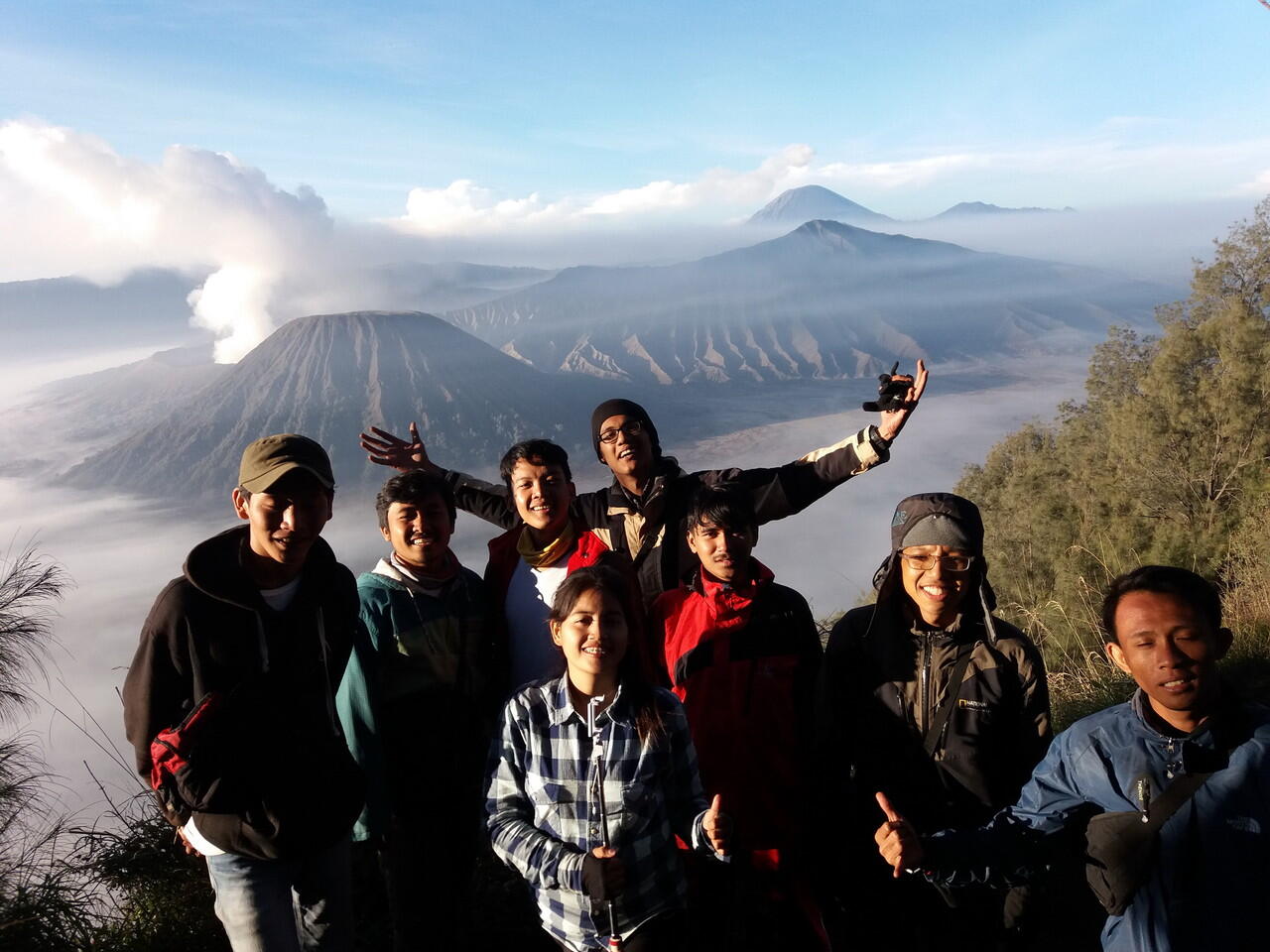 SEMERU DAN BROMO. Terimakasih Mas Pras...