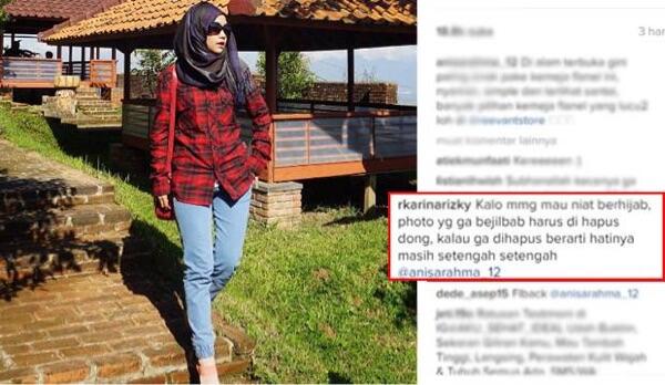 Anisa Rahma Berhijab, Netizen Minta Hapus Foto Lama