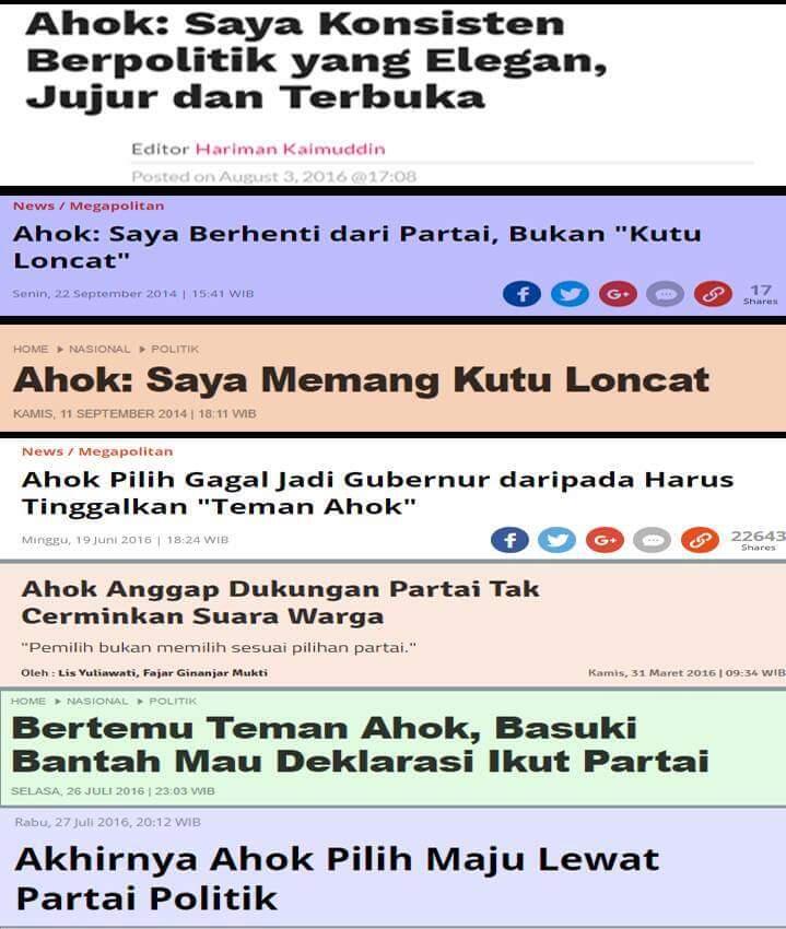 Sejuta “Teman Ahok” Marah, Ahok Dituduh Plin Plan