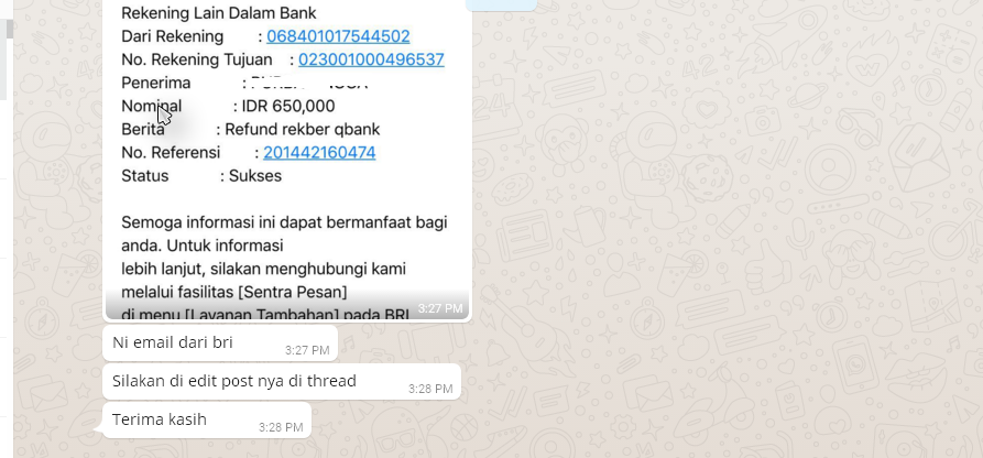 Rekber Q-bank kemana ya gan? duit ane blom da kabar
