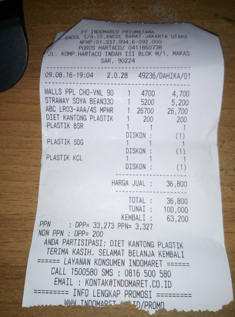 Telitilah Ketika Ente Belanja di Indomaret gan! pic Inside &amp; no Hoax!