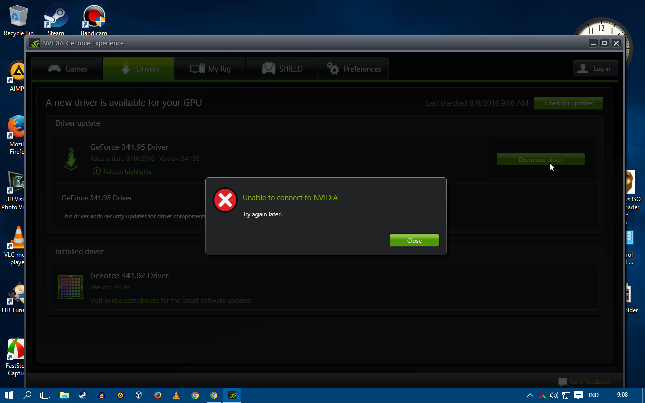 Gabisa Update Driver. Apakah VGA Nya Udah Uzur?