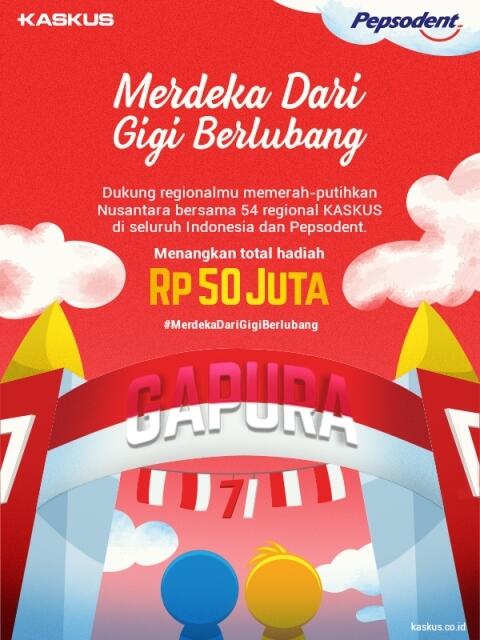 &#91;FR&#93; KASKUS & PEPSODENT Merah Putihkan Nusantara Kaskusbandung unchh ♥