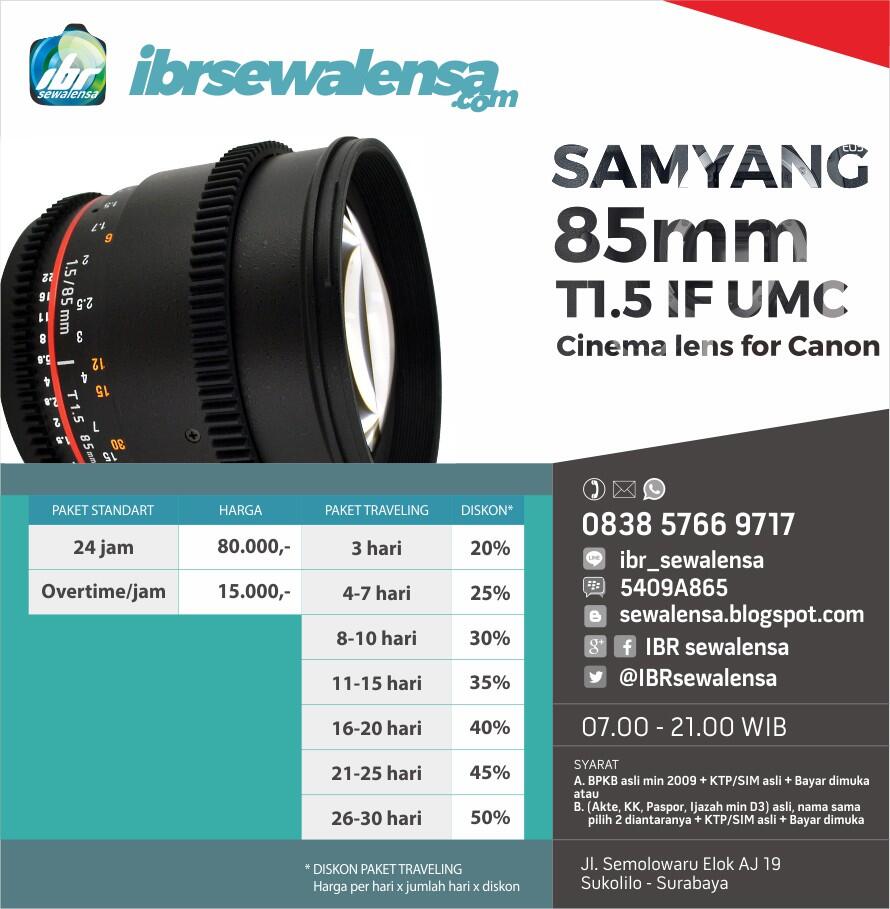 >> IBR SEWALENSA << SEWA RENTAL KAMERA & LENSA