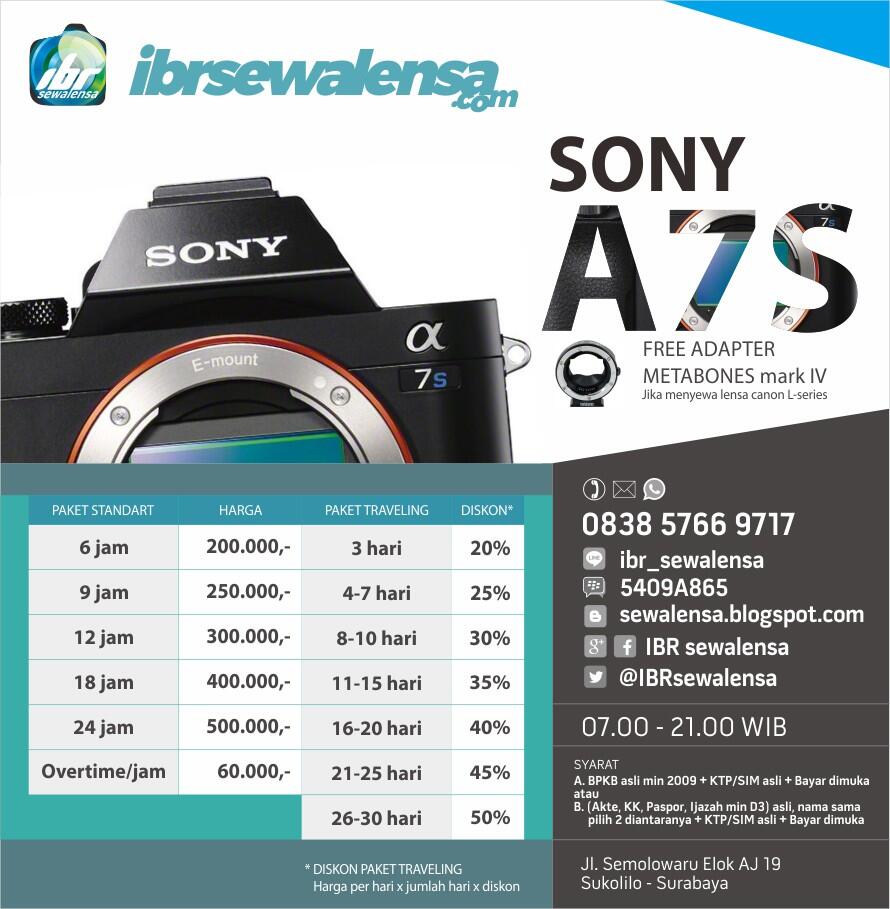 >> IBR SEWALENSA << SEWA RENTAL KAMERA & LENSA