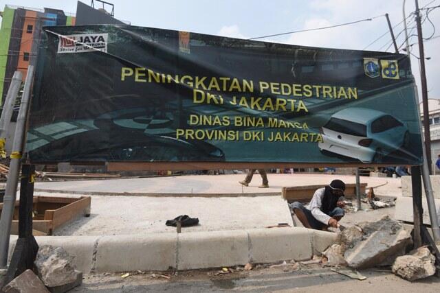 Djarot Malu Lihat Kondisi Trotoar di Jakarta