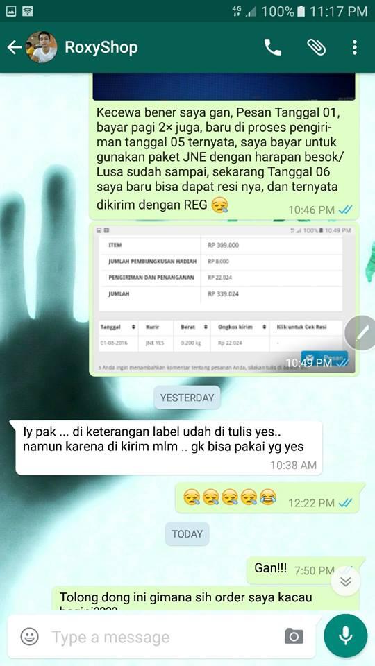 Belajar dari Pengalaman ane Belanja di ROXYSHOP.NET 100% KACAU