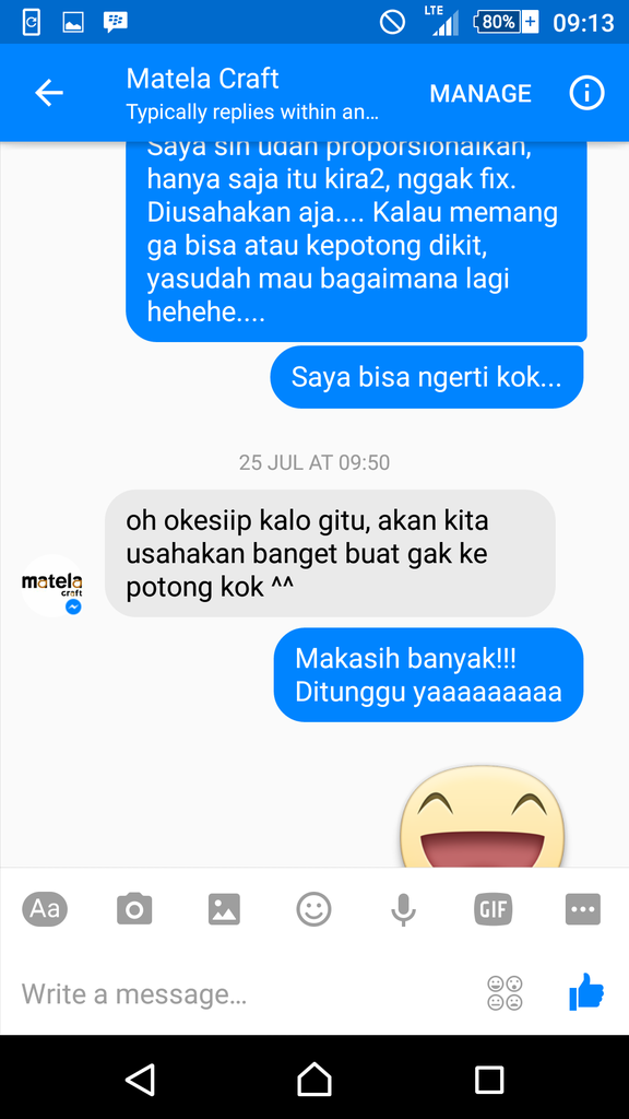 Surat Pembaca untuk Matela Craft Online Shop | Penipuan (?)