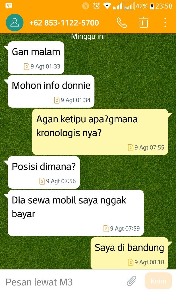 Hati Hati penipu ulung Donny hariawan kembali mengincar penjual online