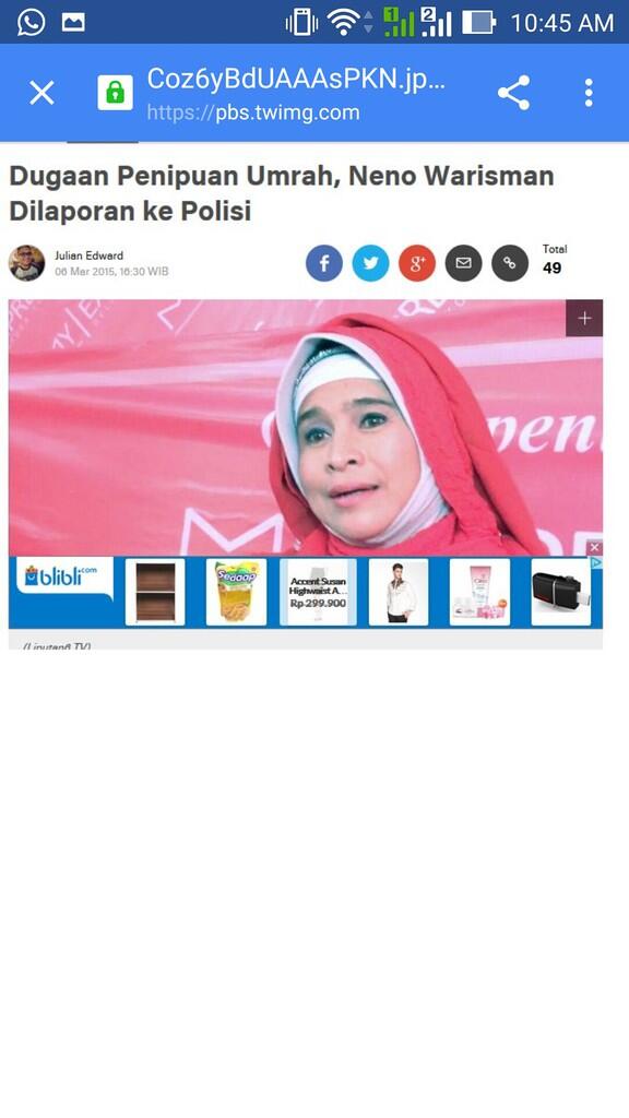 Mengapa Neno Warisman Bersikukuh Jemput Risma dari Surabaya ke Jakarta?