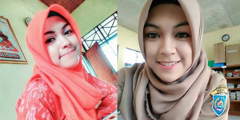 75ribu perbulan gaji Risma Ulandari Guru Cantik dari Tegal