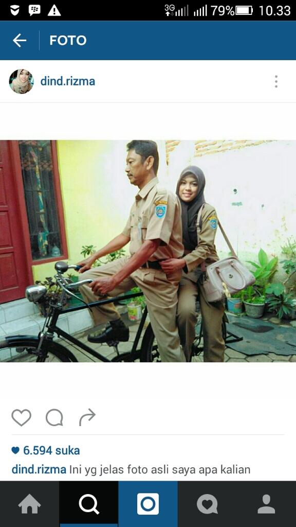75ribu perbulan gaji Risma Ulandari Guru Cantik dari Tegal