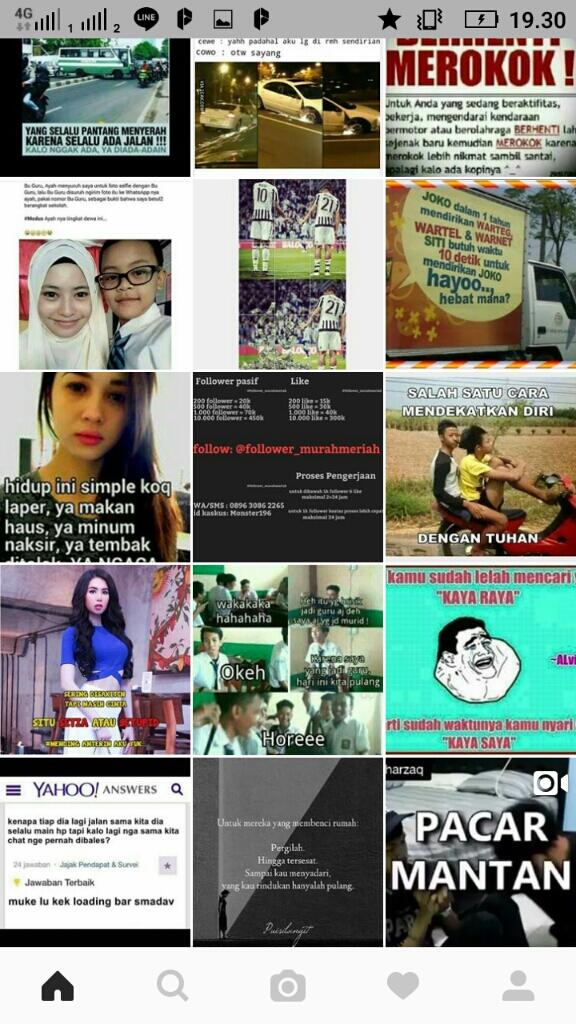 Meme gambar lucu minimal senyum