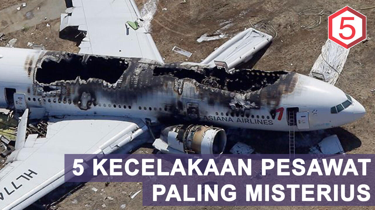5 Tragedi kecelakaan Pesawat paling misterius di dunia *With Video*