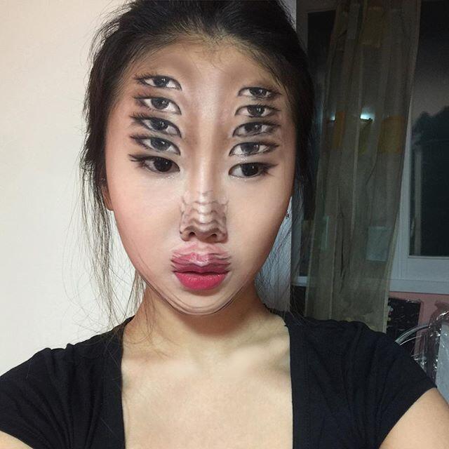 Bukan Photoshop , Cewek IGO ini punya keahlian make up tingkat dewa