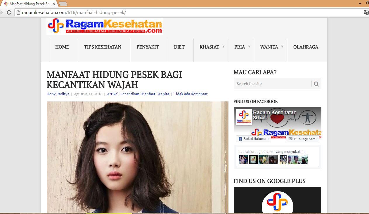 Malu, Punya Hidung Pesek? Ini Dia Manfaatnya