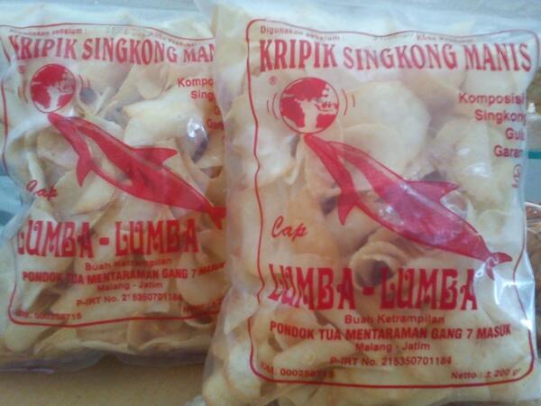 Keripik Singkong Cap Lumba-lumba