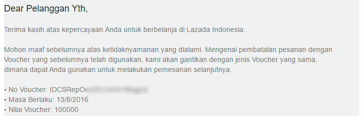 LAZADA Indonesia - RAJA VOUCHER