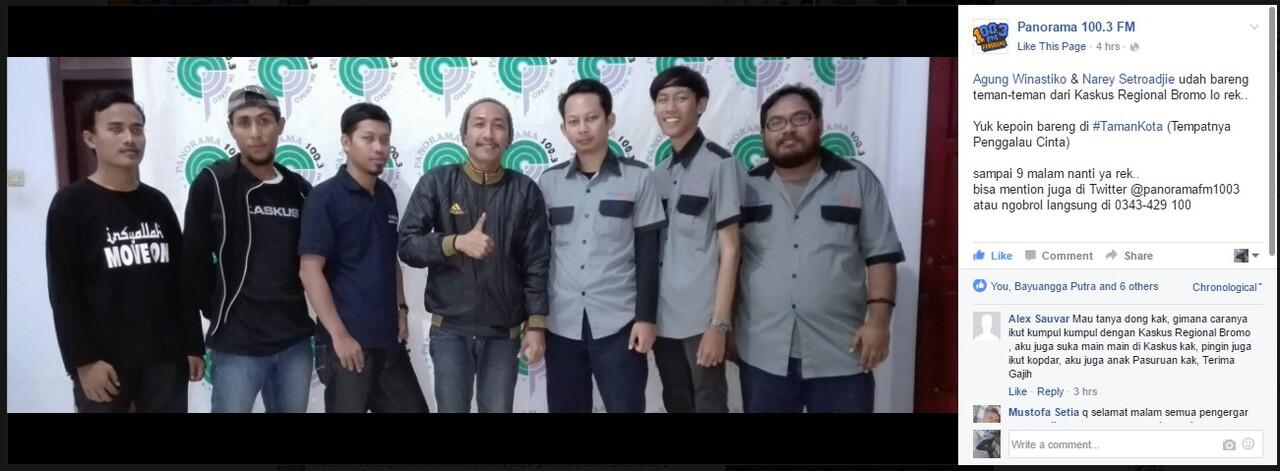 &#91;FR&#93; On Air @Radio Panorama 100.3 FM -Pasuruan-