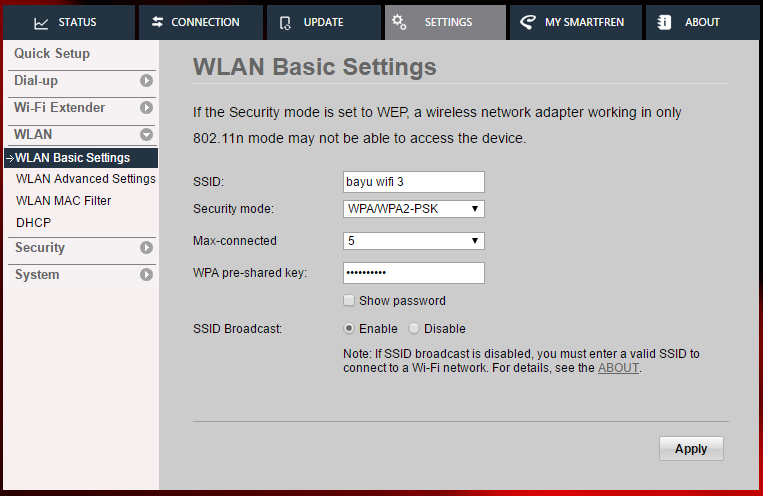 YUK LIMIT BANDWIDTH MIFI + TENDA N301