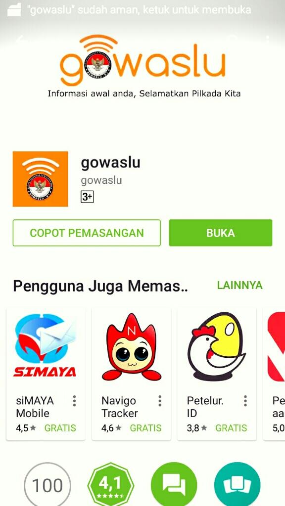 Bawaslu meluncurkan aplikasi telepon pintar tentang pengawasan pemilu bernama Gowaslu