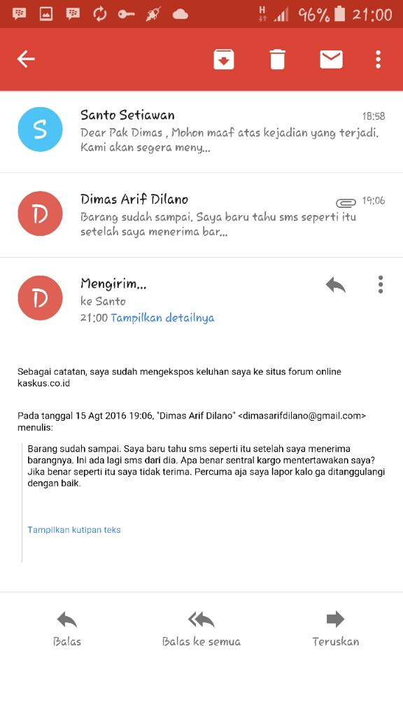 Kurir Sentr*L KARGO BEGINI SEMUA YA??? 