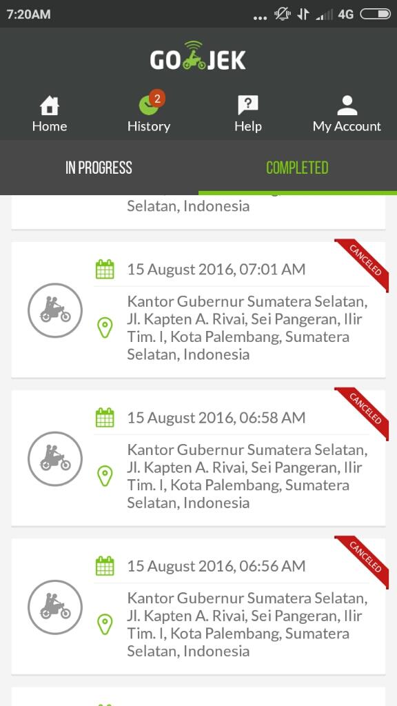 hari ini gojek mengecewakan