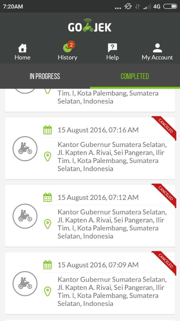 hari ini gojek mengecewakan