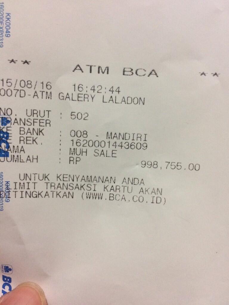 SURAT TERBUKA, Pengalaman DITIPU dengan modus yang mengaku menjadi CS BANK