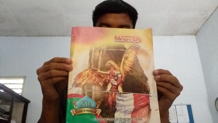 Lagi, Pelecehan Lambang Negara.Kali Ini Ada di Buku LKS Siswa, Gan!