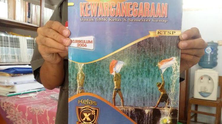 Lagi, Pelecehan Lambang Negara.Kali Ini Ada di Buku LKS Siswa, Gan!