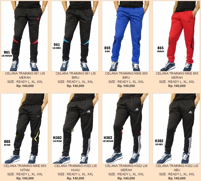 CELANA TRAINING CELANA PANJANG OLAHRAGA PAKAIAN SENAM GYM LARI