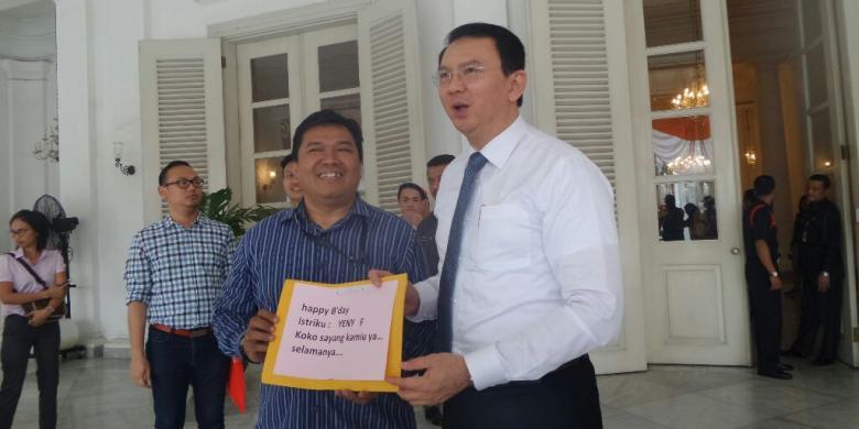 Pria Ini Hadiahi Istrinya Video Ucapan Ulang Tahun dari Ahok