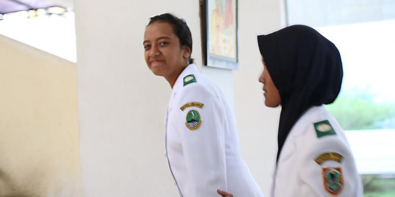 Gloria Jadi Satu-Satunya Paskibraka yang Makan Siang dengan Jokowi