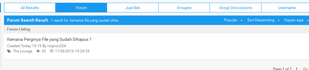 Kemana Perginya File yang Sudah Dihapus ?