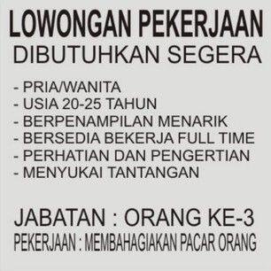 Lowongan kerja ini ternyata bener-bener ada ! :matabelo