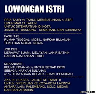 Lowongan kerja ini ternyata bener-bener ada ! :matabelo